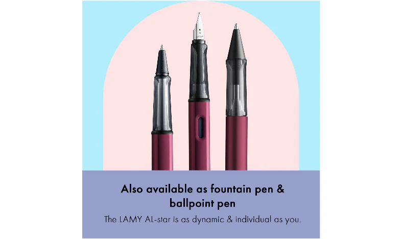 LAMY AL-star Rollerball Pen Black Purple - Image 6