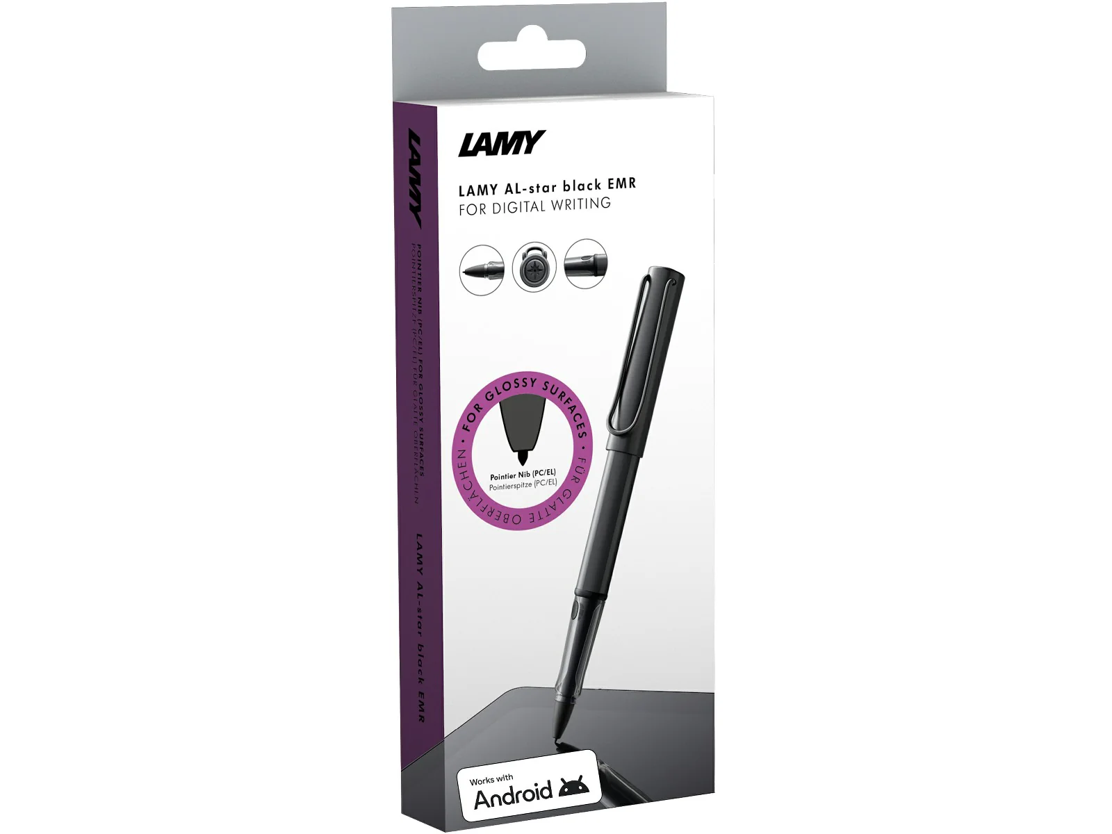 LAMY AL-star EMR Black PC/EL Pointier – Digital Writing - Image 5