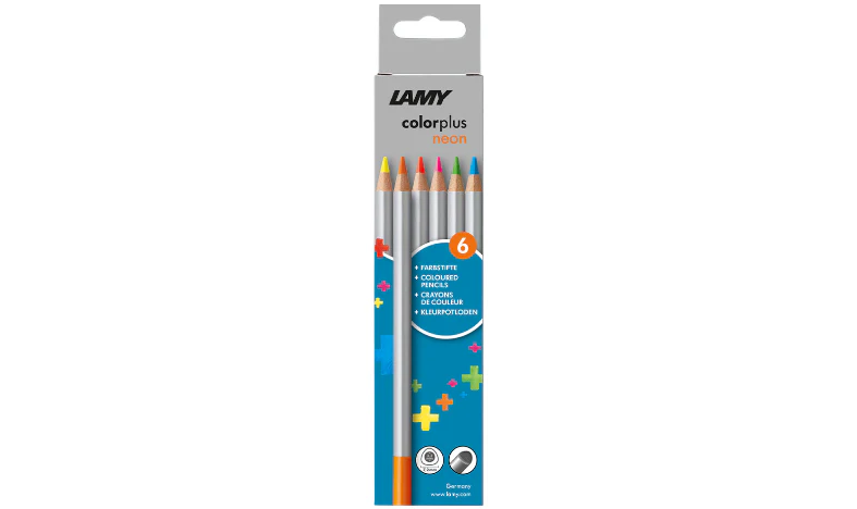LAMY colorplus Pencil Set of 6 Neon Assorted