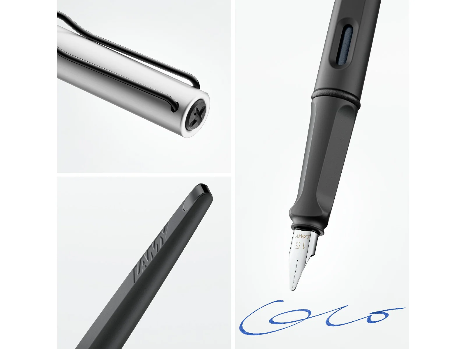 LAMY joy AL Fountain Pen – Black - Image 4