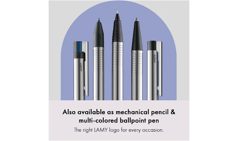 LAMY logo Ballpoint Pen Steel Black - Image 5