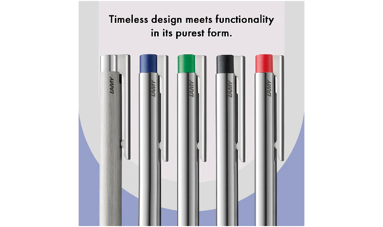 LAMY logo Ballpoint Pen Steel Black - Image 6