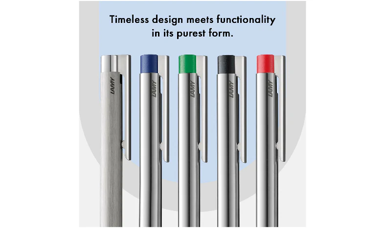 LAMY logo Ballpoint Pen Brushed Steel - Image 5