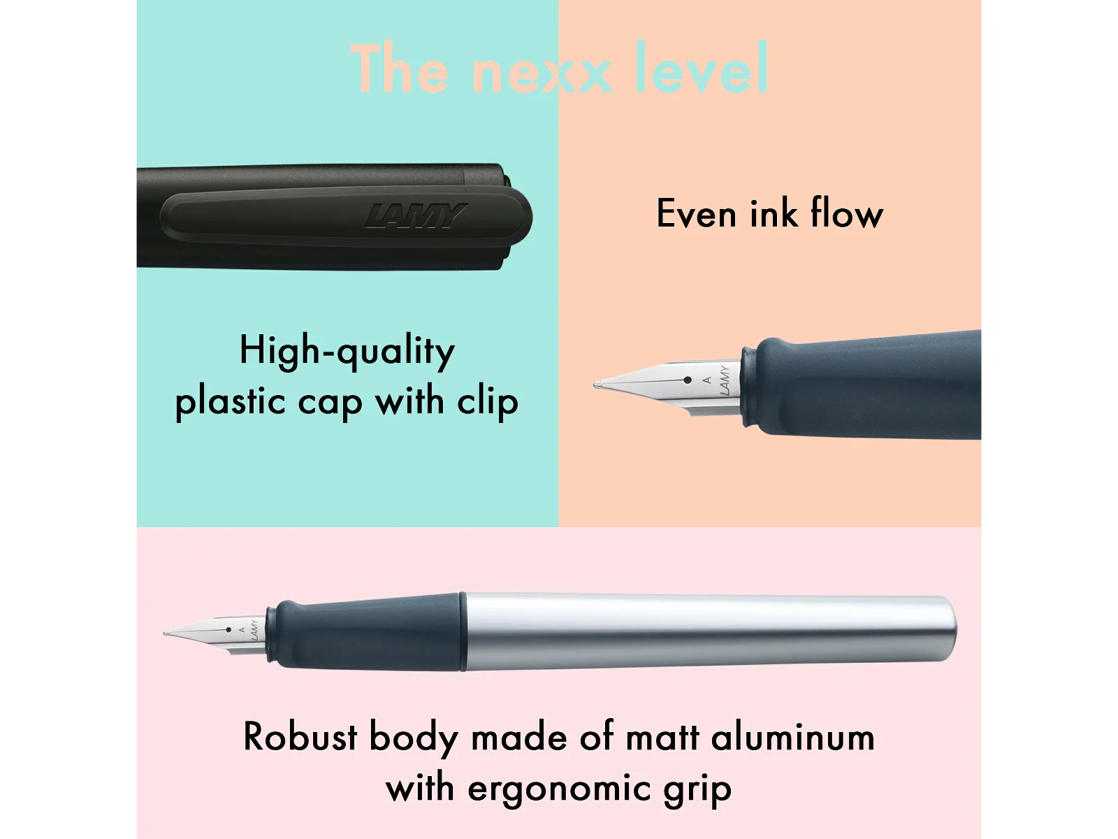 LAMY nexx Fountain Pen – Black - Image 4