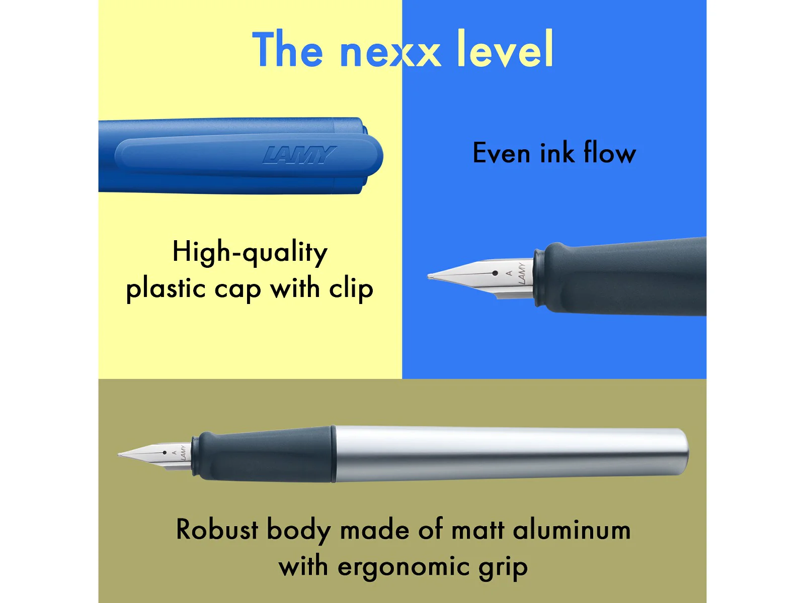 LAMY nexx Fountain Pen – Blue - Image 4