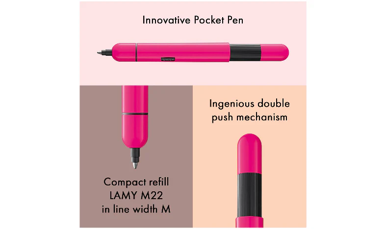 LAMY pico Ballpoint Pen Neon Pink - Image 5