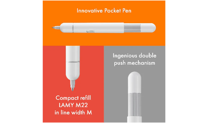 LAMY pico Ballpoint Pen White - Image 5