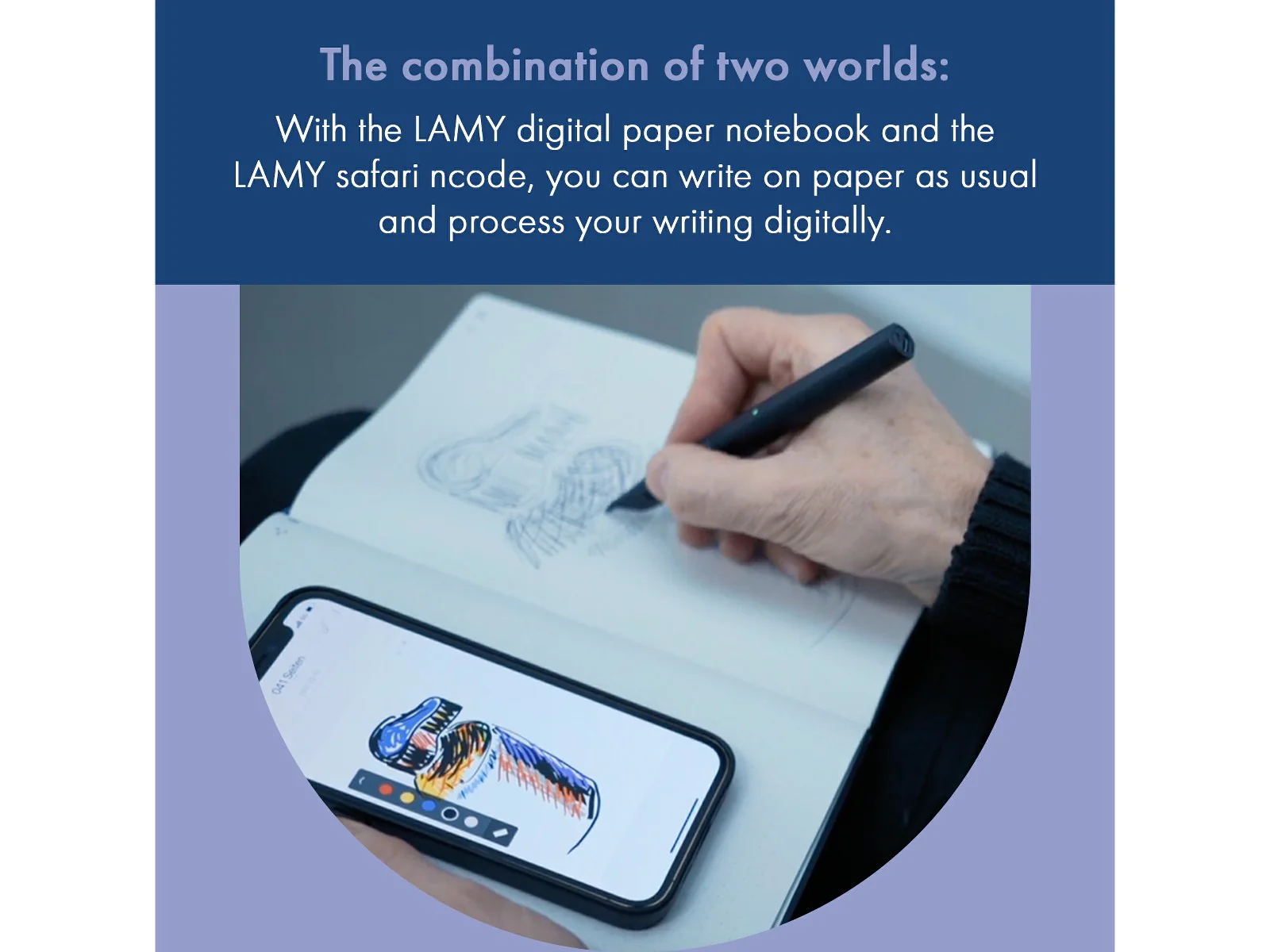 LAMY safari all black ncode Set – Digital Writing - Image 8