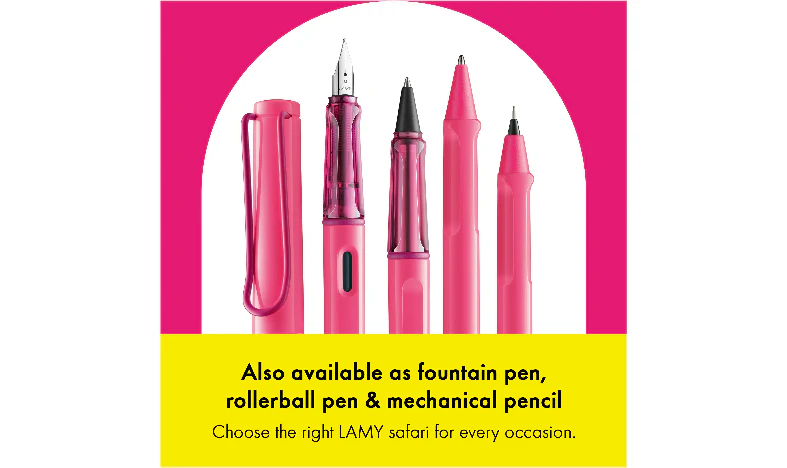LAMY safari Ballpoint Pen – Neon Pink Special Edition 2026 - Image 6