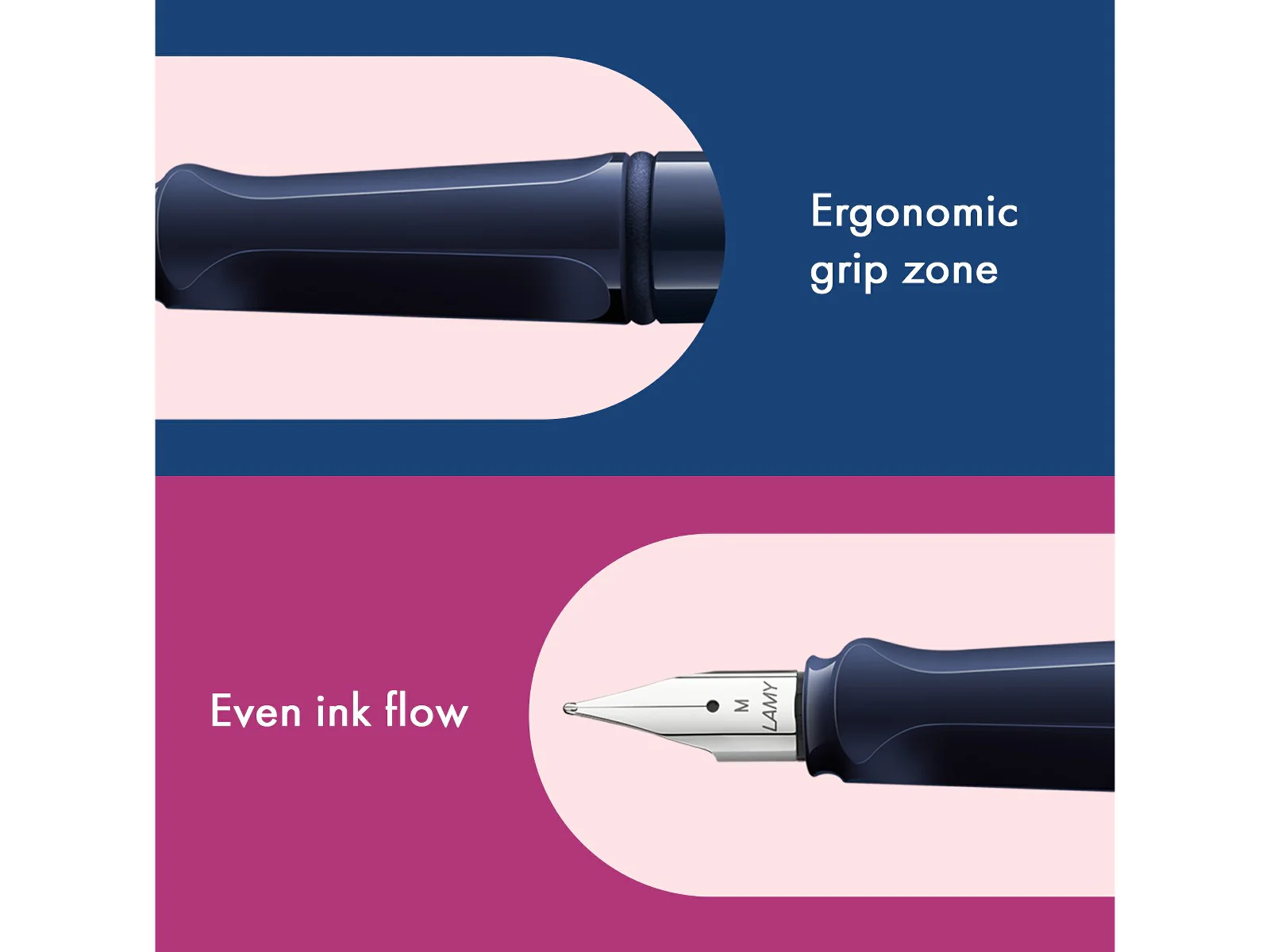 LAMY safari Fountain Pen – Dark Dusk - Image 4