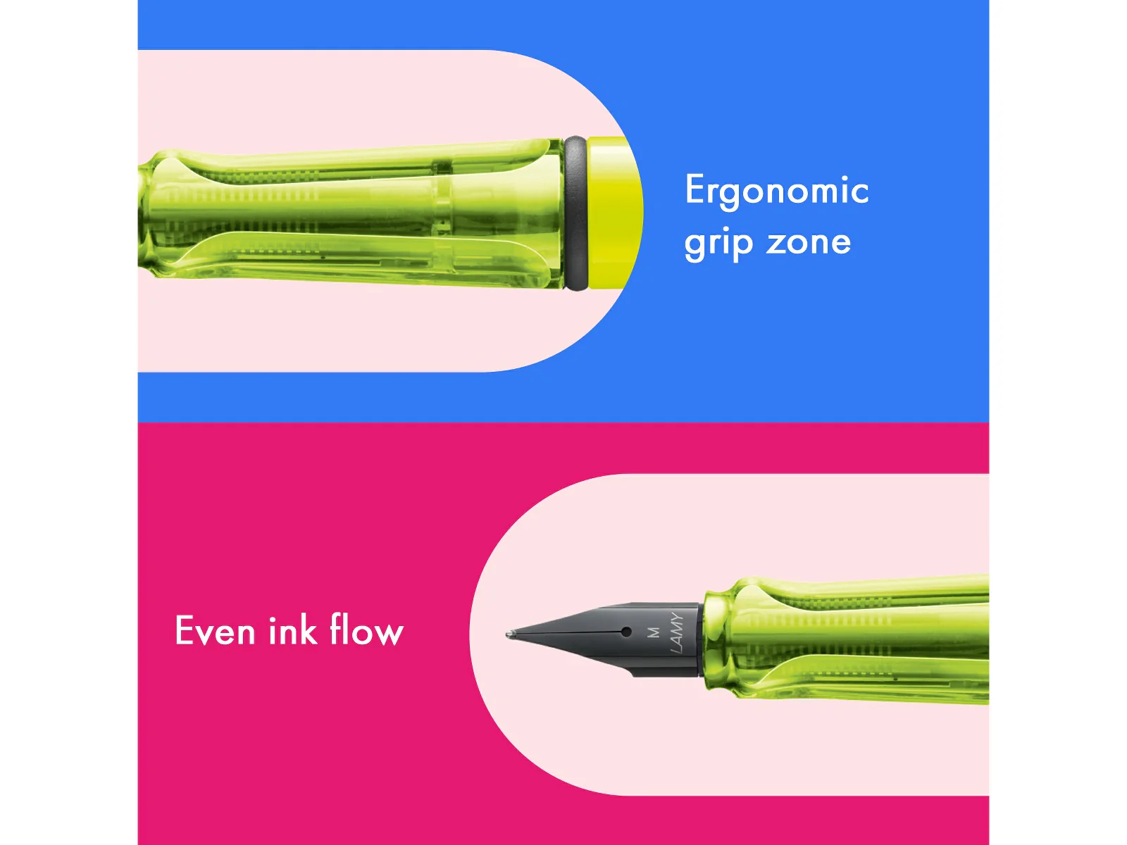 LAMY safari Fountain Pen – Neon Yellow - Image 4
