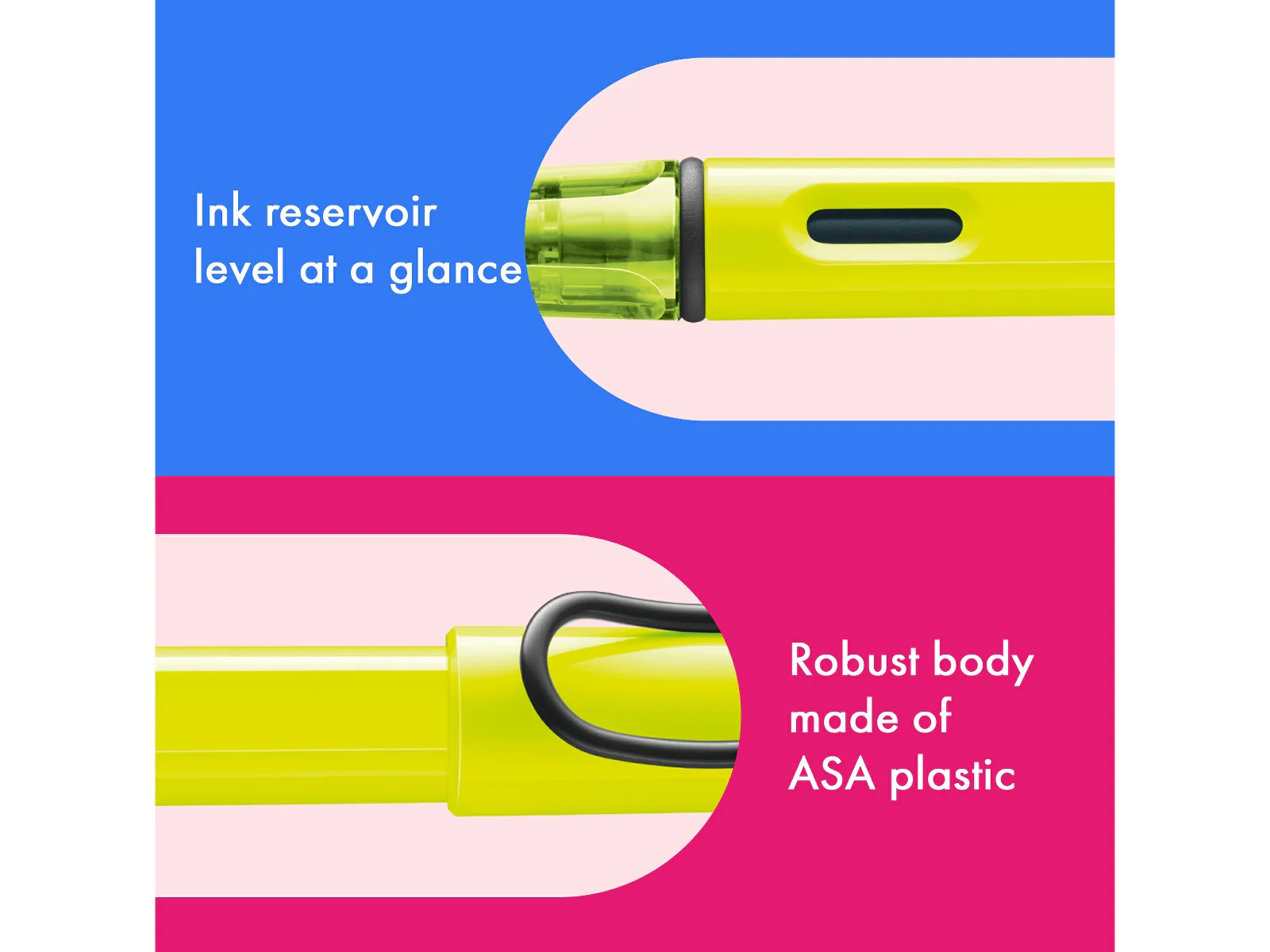 LAMY safari Fountain Pen – Neon Yellow - Image 5