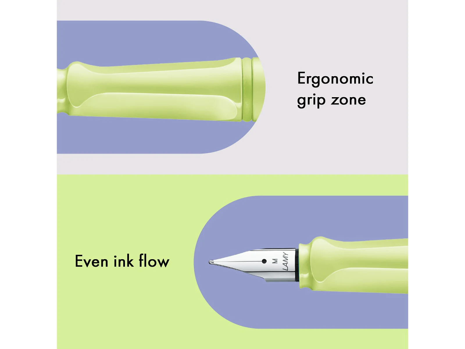 LAMY safari Fountain Pen – Spring Green - Image 5