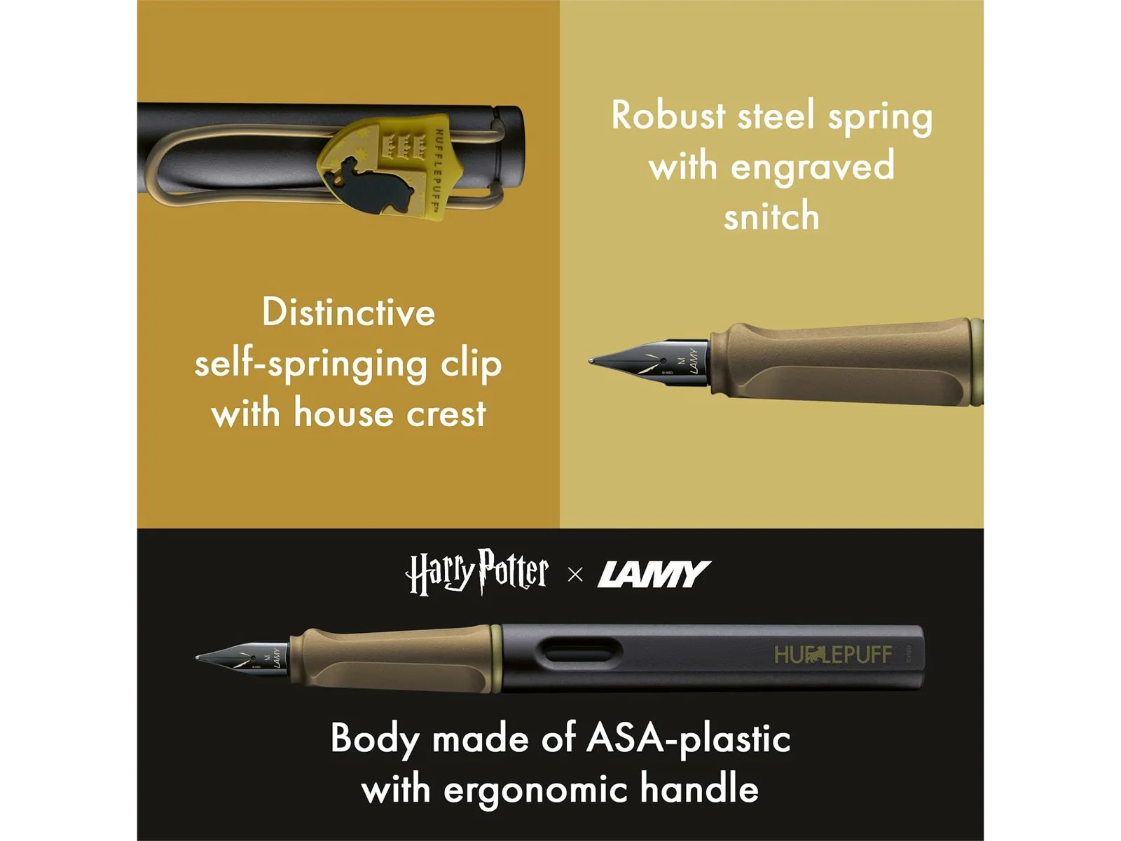 LAMY safari Fountain Pen Harry Potter Hufflepuff – Medium Nib - Image 4