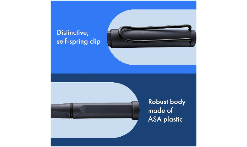 LAMY safari Rollerball Pen Steel Black - Image 4