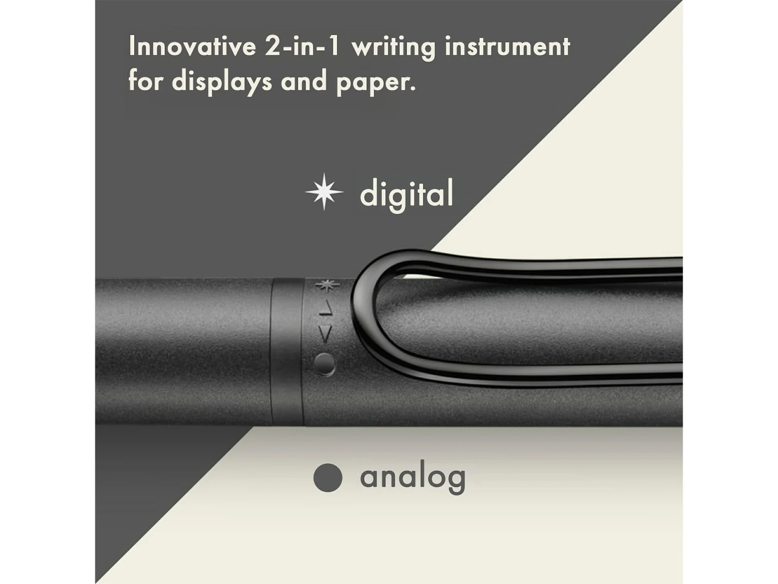LAMY safari twin pen all black EMR POM Round – Digital Writing - Image 8