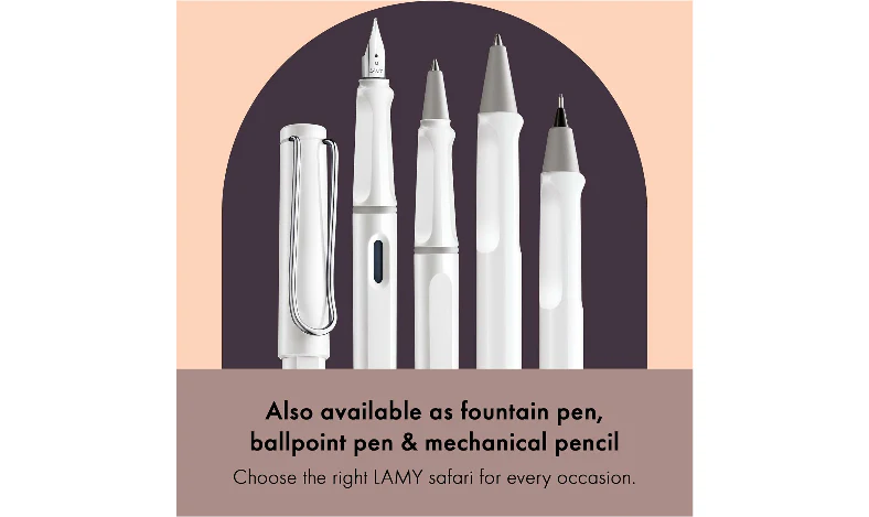 LAMY safari Rollerball Pen White - Image 6