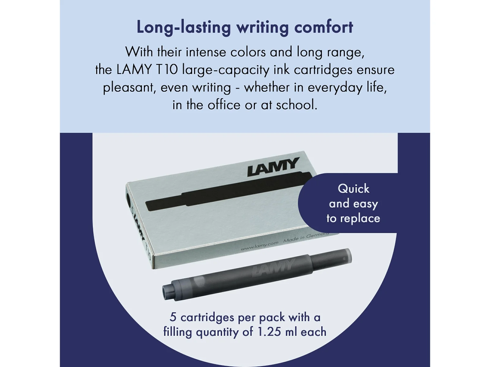 LAMY T10 Fountain Pen Ink Cartridges - Image 10