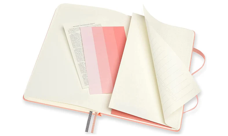 Moleskine Art Bullet Large Notebook Coral Pink - Image 7