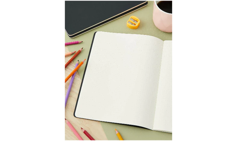 Moleskine Cahier Extra Large Journal Black - Dotted, Ruled or Squared - Image 8