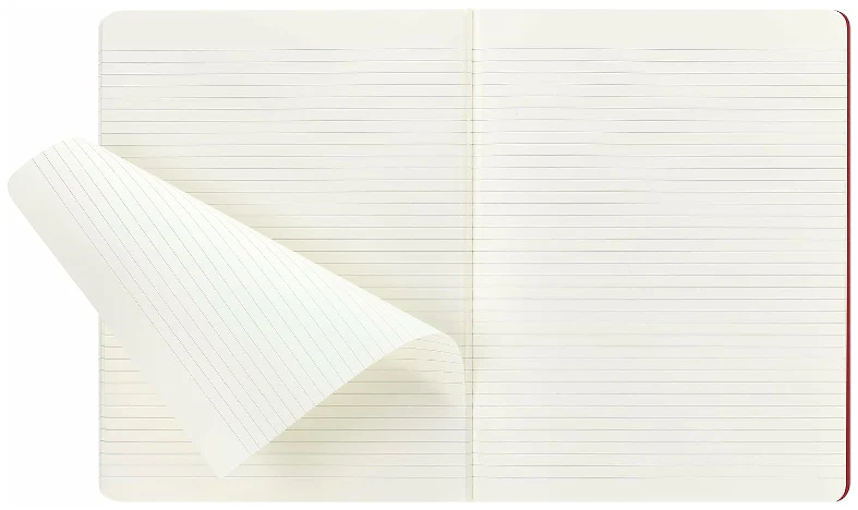 Moleskine Cahier Extra Large Journal 190x250 Cranberry Red - Ruled - Image 4