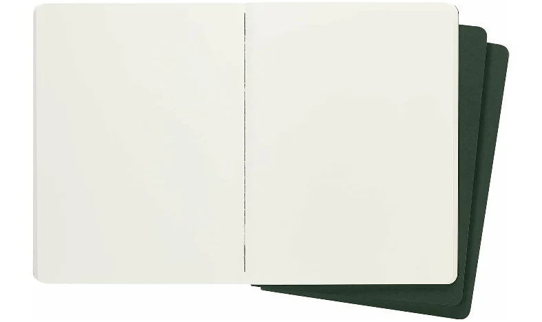 Moleskine Cahier Extra Large Journal 190x250 Myrtle Green - Plain or Ruled - Image 3
