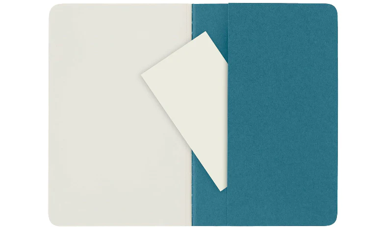 Moleskine Cahier Pocket Journal 90x140 Brisk Blue - Plain - Image 5