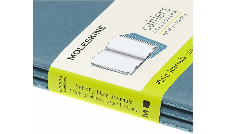 Moleskine Cahier Pocket Journal 90x140 Brisk Blue - Plain - Image 6