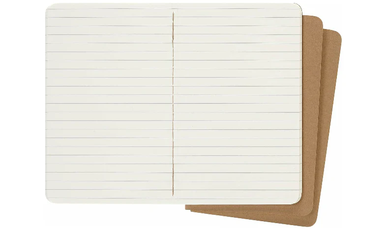 Moleskine Cahier Pocket Journal 90x140 Kraft Brown - Plain or Ruled - Image 4
