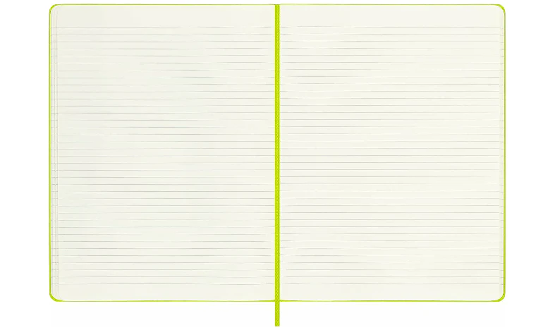 Moleskine Classic Collection Extra Large Hard Cover Notebook - Lemon Green - Image 7
