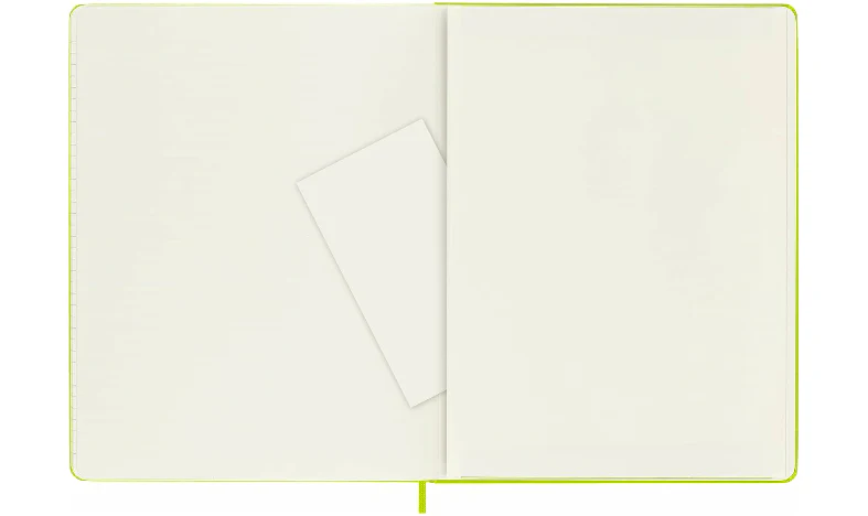 Moleskine Classic Collection Extra Large Hard Cover Notebook - Lemon Green - Image 8