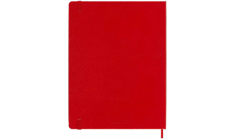 Moleskine Classic Collection Extra Large Hard Cover Notebook - Scarlet Red - Image 4