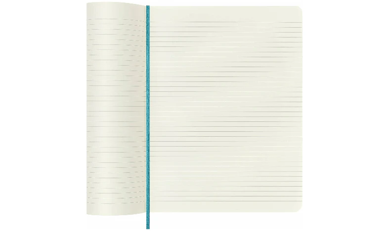 Moleskine Classic Collection Extra Large Soft Cover Notebook - Reef Blue - Ruled - Image 7