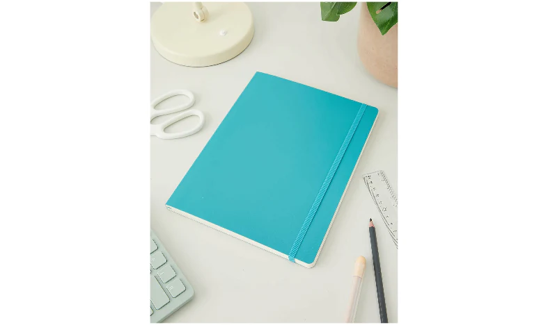 Moleskine Classic Collection Extra Large Soft Cover Notebook - Reef Blue - Ruled - Image 9