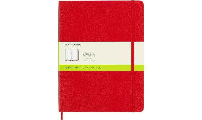 Moleskine Classic Collection Extra Large Soft Cover Notebook - Scarlet Red - Image 2