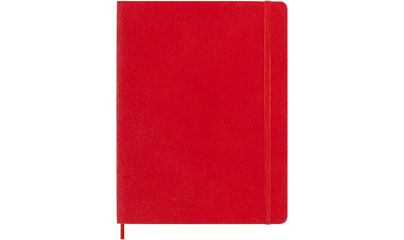 Moleskine Classic Collection Extra Large Soft Cover Notebook - Scarlet Red - Image 3