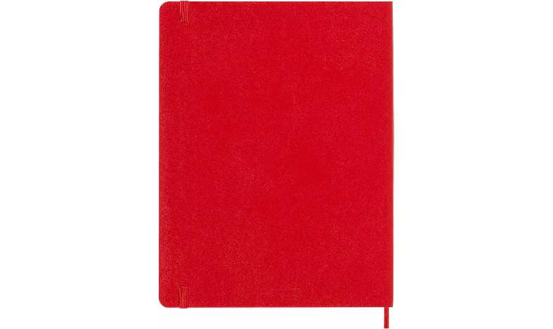 Moleskine Classic Collection Extra Large Soft Cover Notebook - Scarlet Red - Image 4