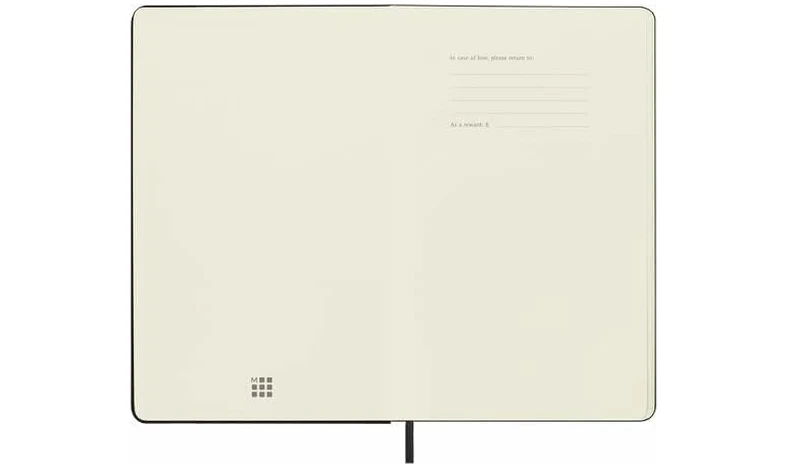 Moleskine Classic Collection Large Hard Cover Notebook - Black - Image 6