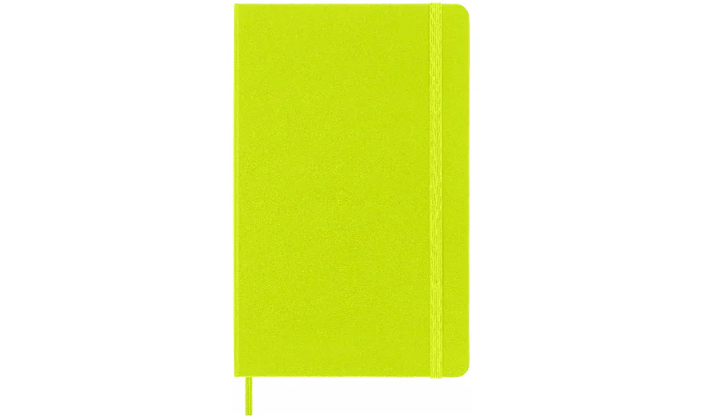 Moleskine Classic Collection Large Hard Cover Notebook - Lemon Green - Image 3