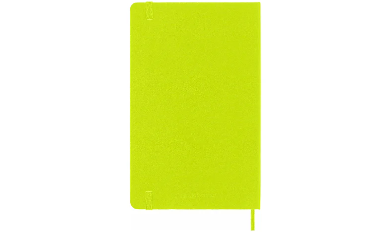 Moleskine Classic Collection Large Hard Cover Notebook - Lemon Green - Image 4