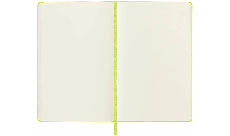 Moleskine Classic Collection Large Hard Cover Notebook - Lemon Green - Image 7