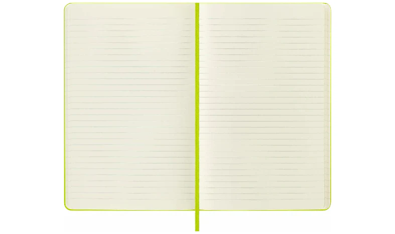 Moleskine Classic Collection Large Hard Cover Notebook - Lemon Green - Image 8