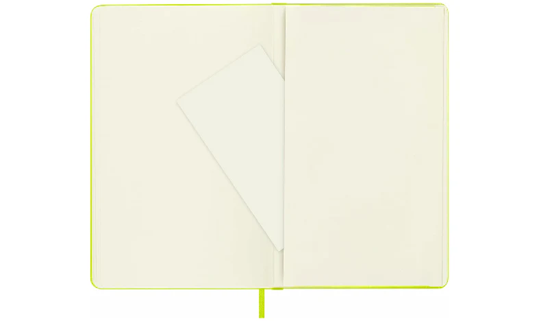 Moleskine Classic Collection Large Hard Cover Notebook - Lemon Green - Image 9