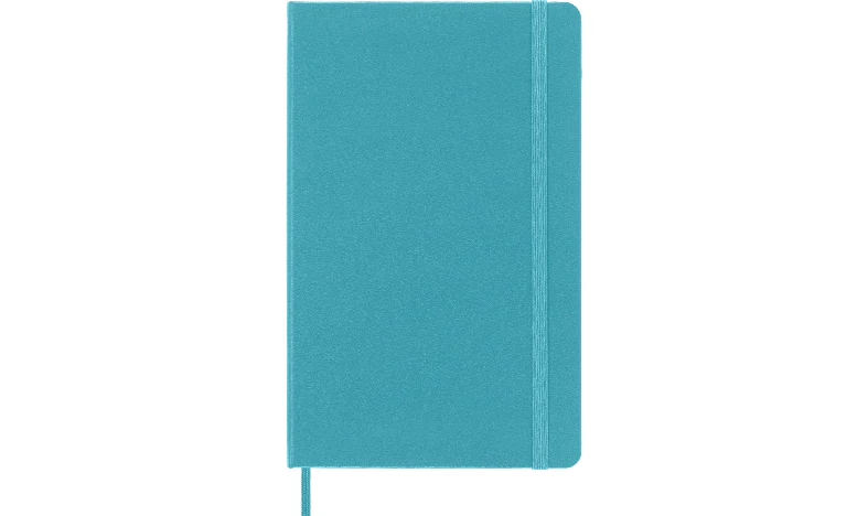 Moleskine Classic Collection Large Hard Cover Notebook - Reef Blue - Image 3
