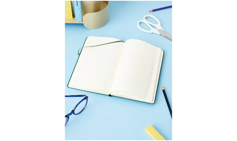 Moleskine Classic Collection Large Hard Cover Notebook - Myrtle Green - Image 13