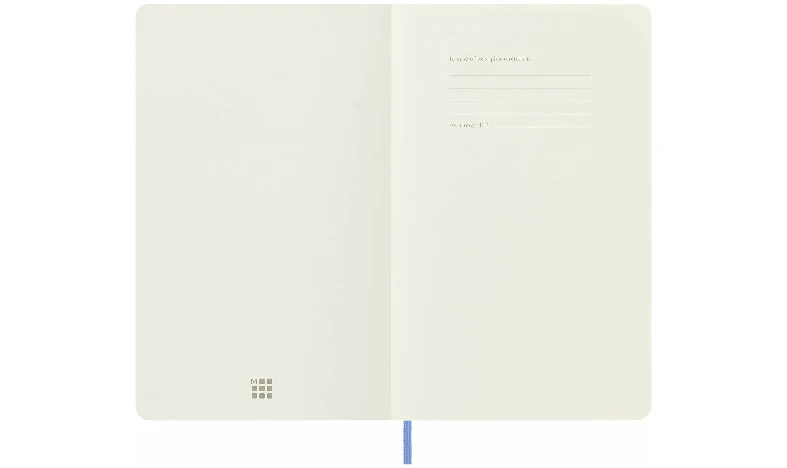 Moleskine Classic Collection Large Soft Cover Notebook - Hydrangea Blue - Image 6