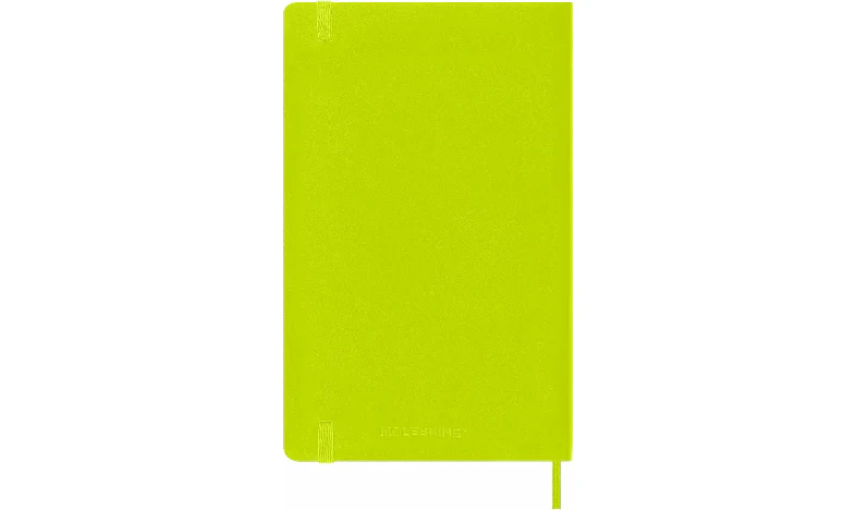Moleskine Classic Collection Large Soft Cover Notebook - Lemon Green - Image 4