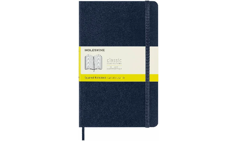 Moleskine Classic Collection Large Soft Cover Notebook - Sapphire Blue - Image 2