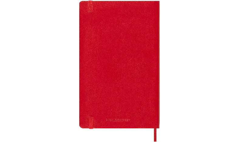 Moleskine Classic Collection Large Soft Cover Notebook - Scarlet Red - Image 4