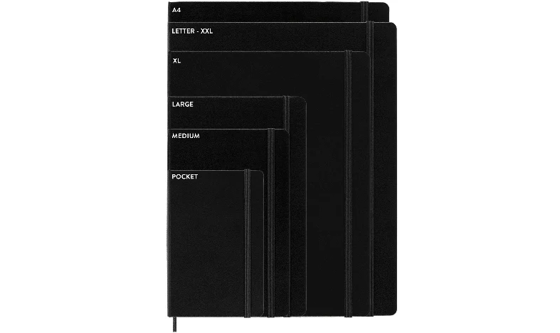 Moleskine Classic Collection Medium Hard Cover Notebook - Black - Image 5